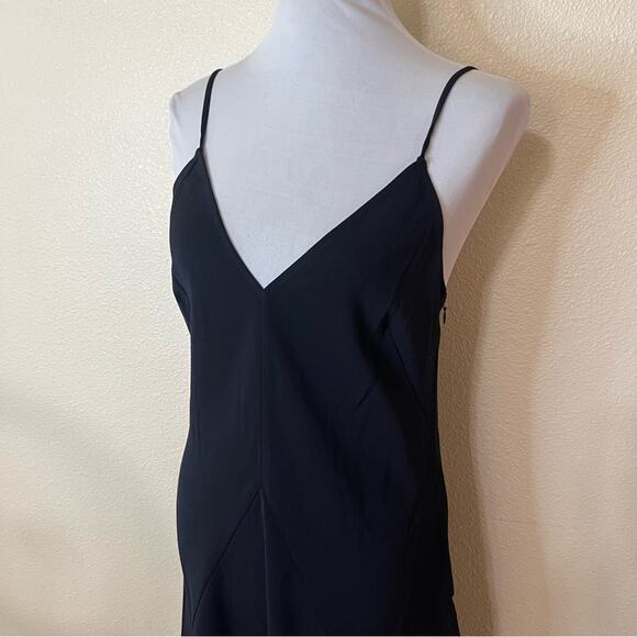 Thakoon Midnight Dark Navy Blue slip midi dress NEW 4 - Picture 4 of 9